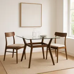 BASEMENT HOME - Mesa de Comedor Cuadrada Margot 140 cm
