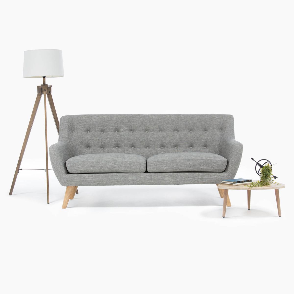 BASEMENT HOME - Sofá 3 Cuerpos Rihanna Tela Basement Home