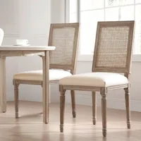 Par de Sillas Cannes Rect Crudo