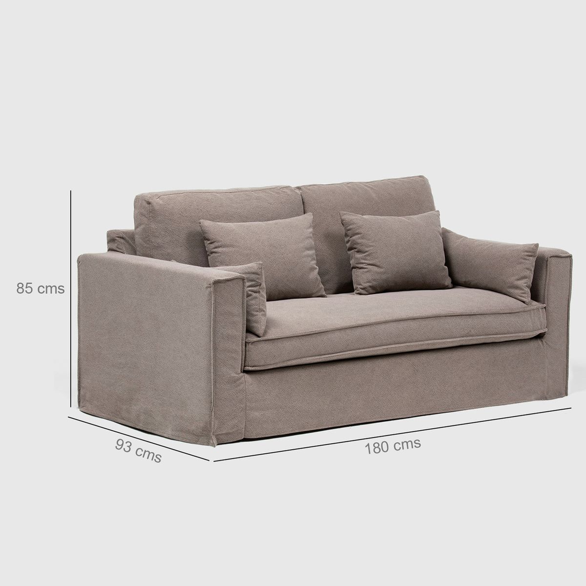 BASEMENT HOME - Sofá Baldomero 2 Cuerpos Basement Home