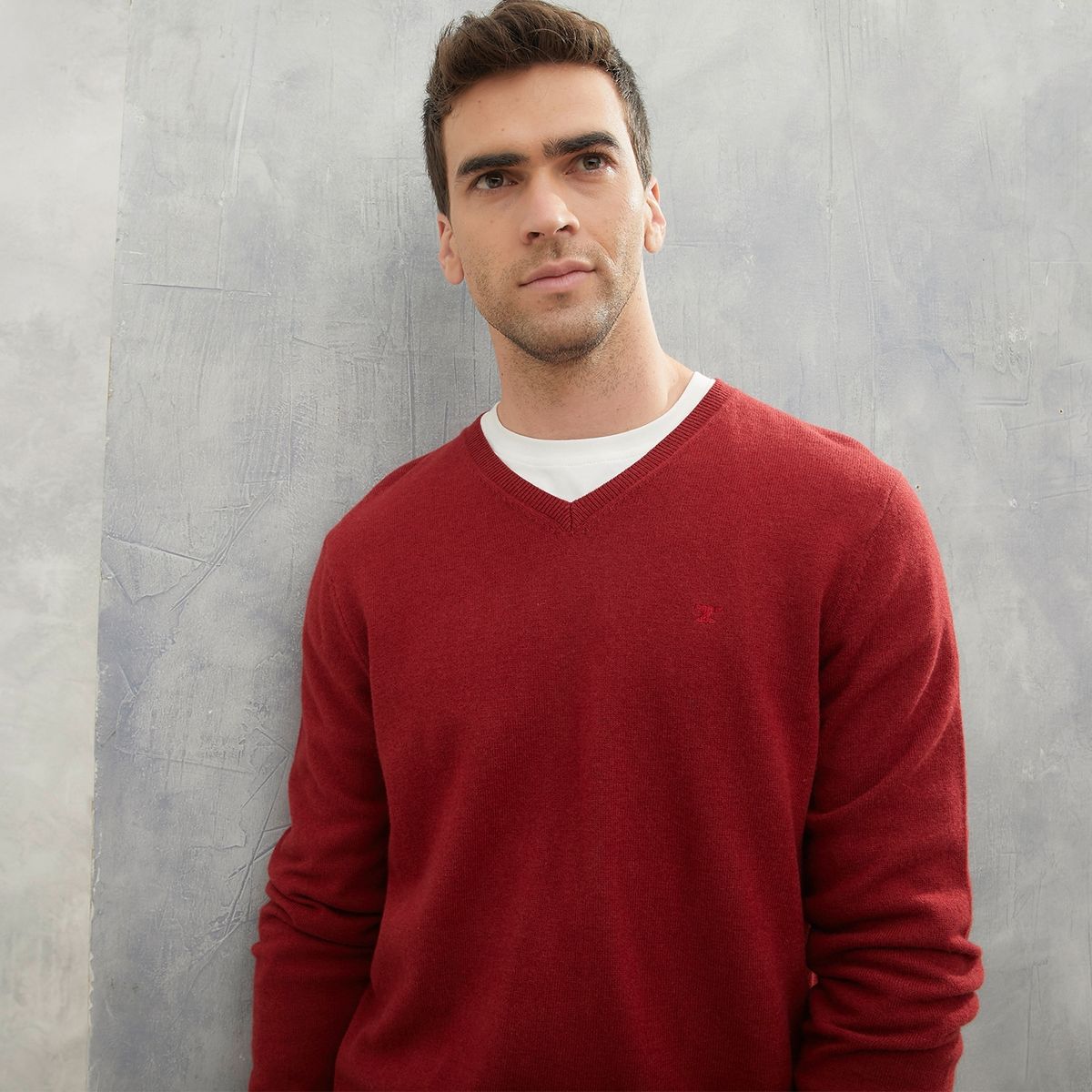 WOLF&HANK - Sweater Chaleco 100% Lana Merino Hombre Wolf&Hank