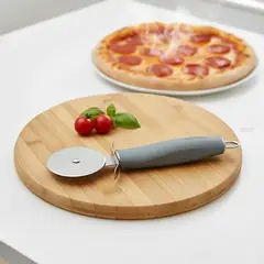 WURDEN - Cortador de Pizza Mango Soft Gris