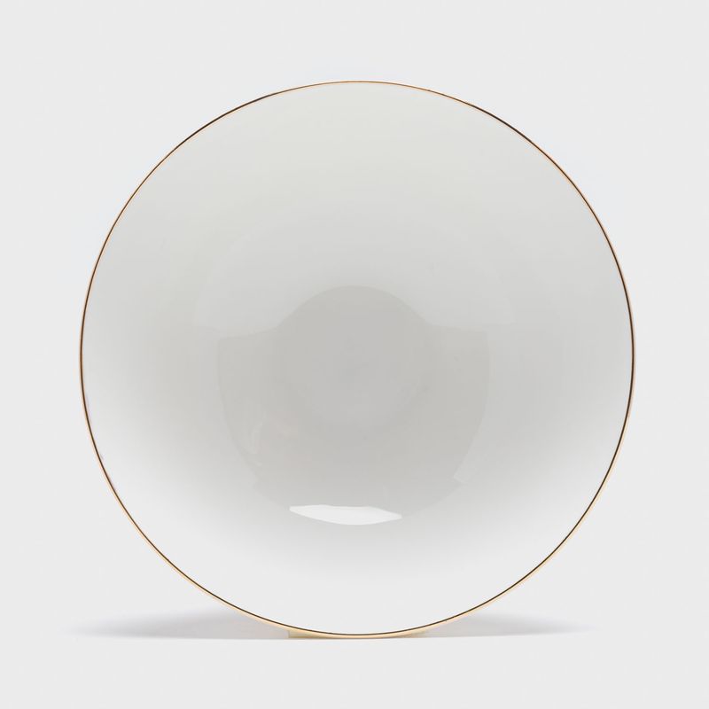 FLORENCIA - Bowl Florencia Borde Dorado 17 Cm Porcelana