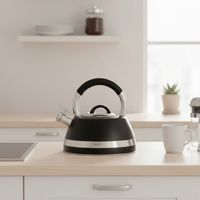 Tetera Acero Inoxidable 2.7 Litros Negra