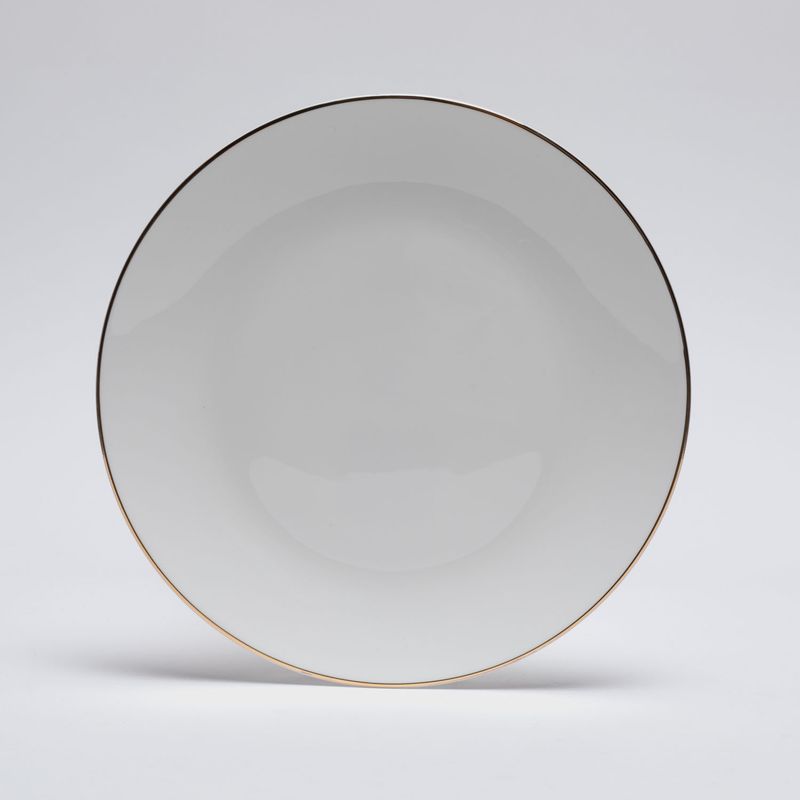 FLORENCIA - Plato Ensalada/Postre 22 cm Borde Dorado Florencia