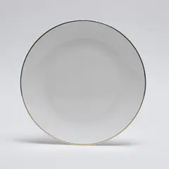 FLORENCIA - Plato Entrada 22 cm Borde Dorado