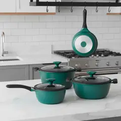 WURDEN - Batería de Cocina Cerámica 7 Piezas