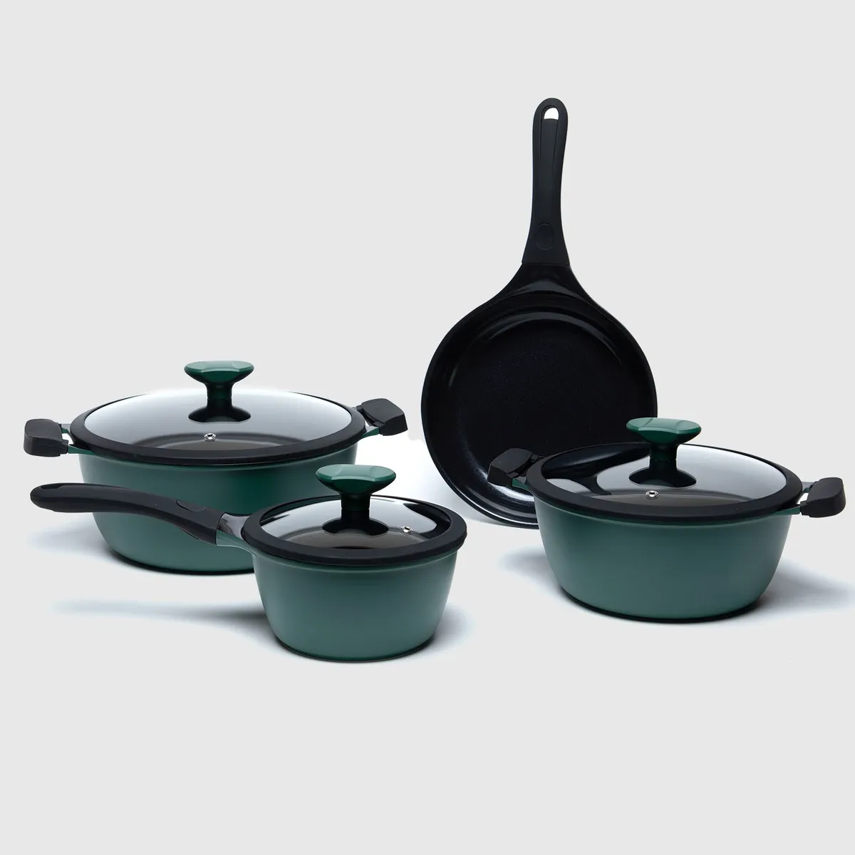 WURDEN - Batería de Cocina Cerámica 7 Piezas Wurden