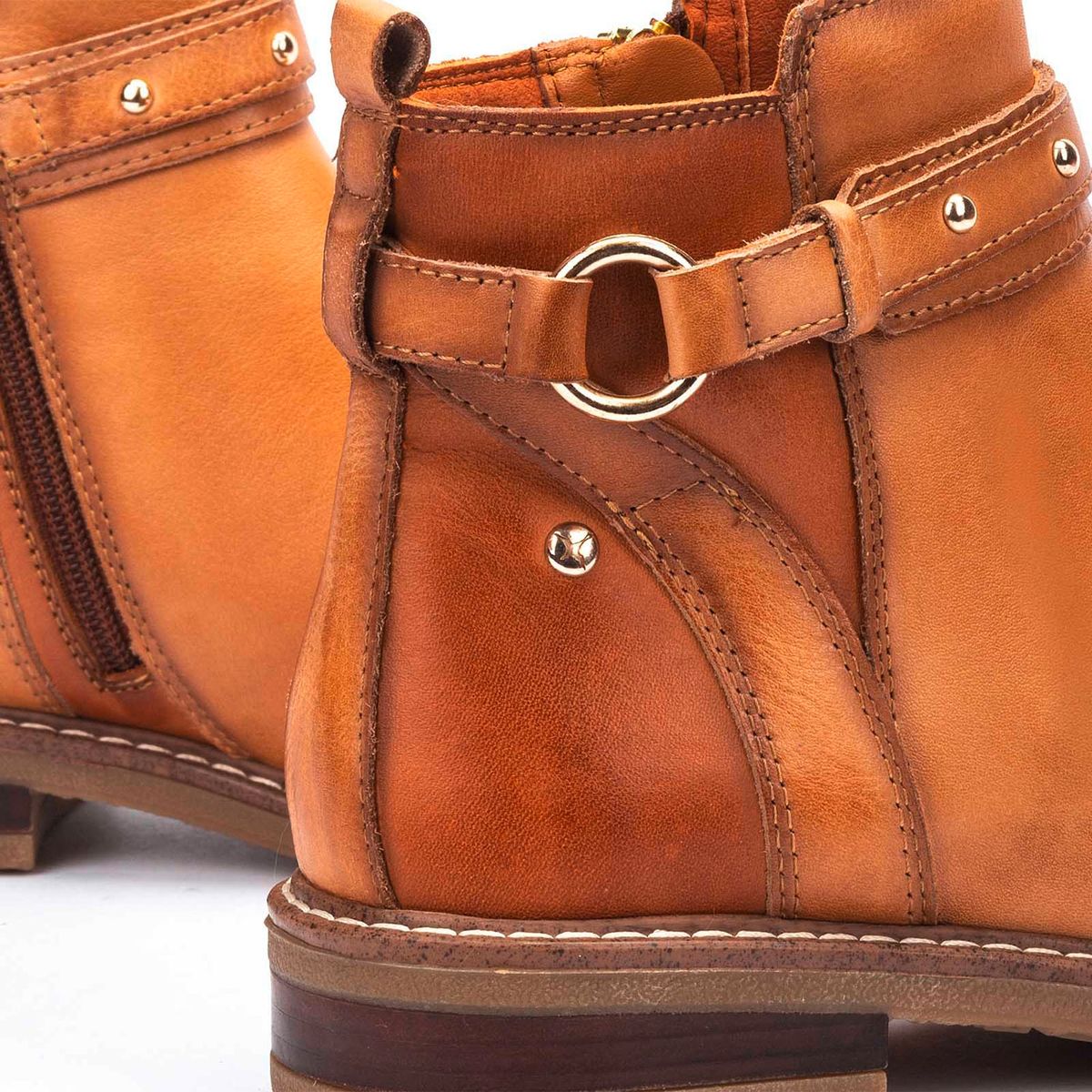 PIKOLINOS - Botín Mujer Cuero Café Pikolinos