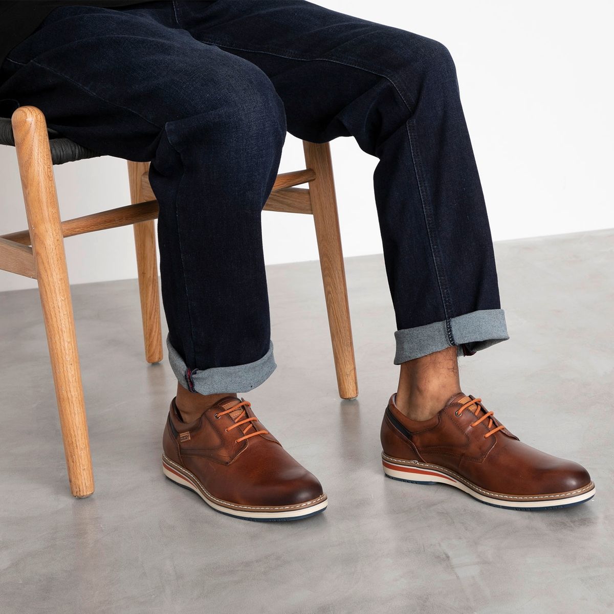 PIKOLINOS - Zapato Casual Hombre Cuero Café Pikolinos