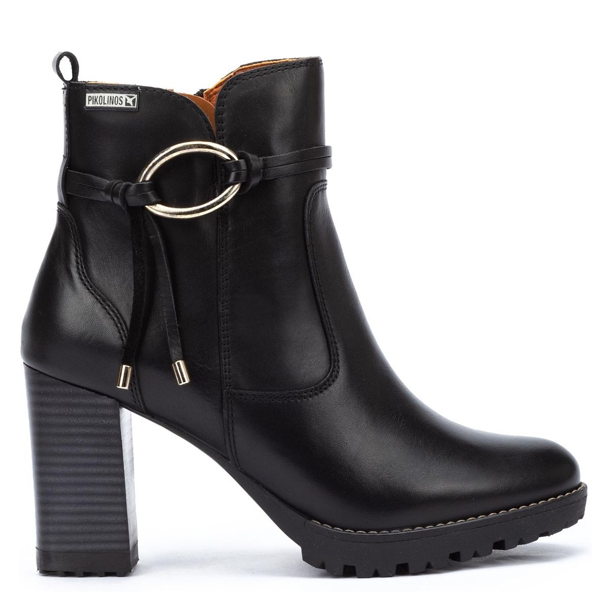 PIKOLINOS - Botín Mujer Cuero Negro Pikolinos