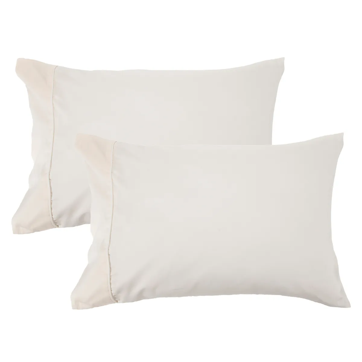 BASEMENT HOME - Set de 2 Fundas de Almohada Blancas Basement Home