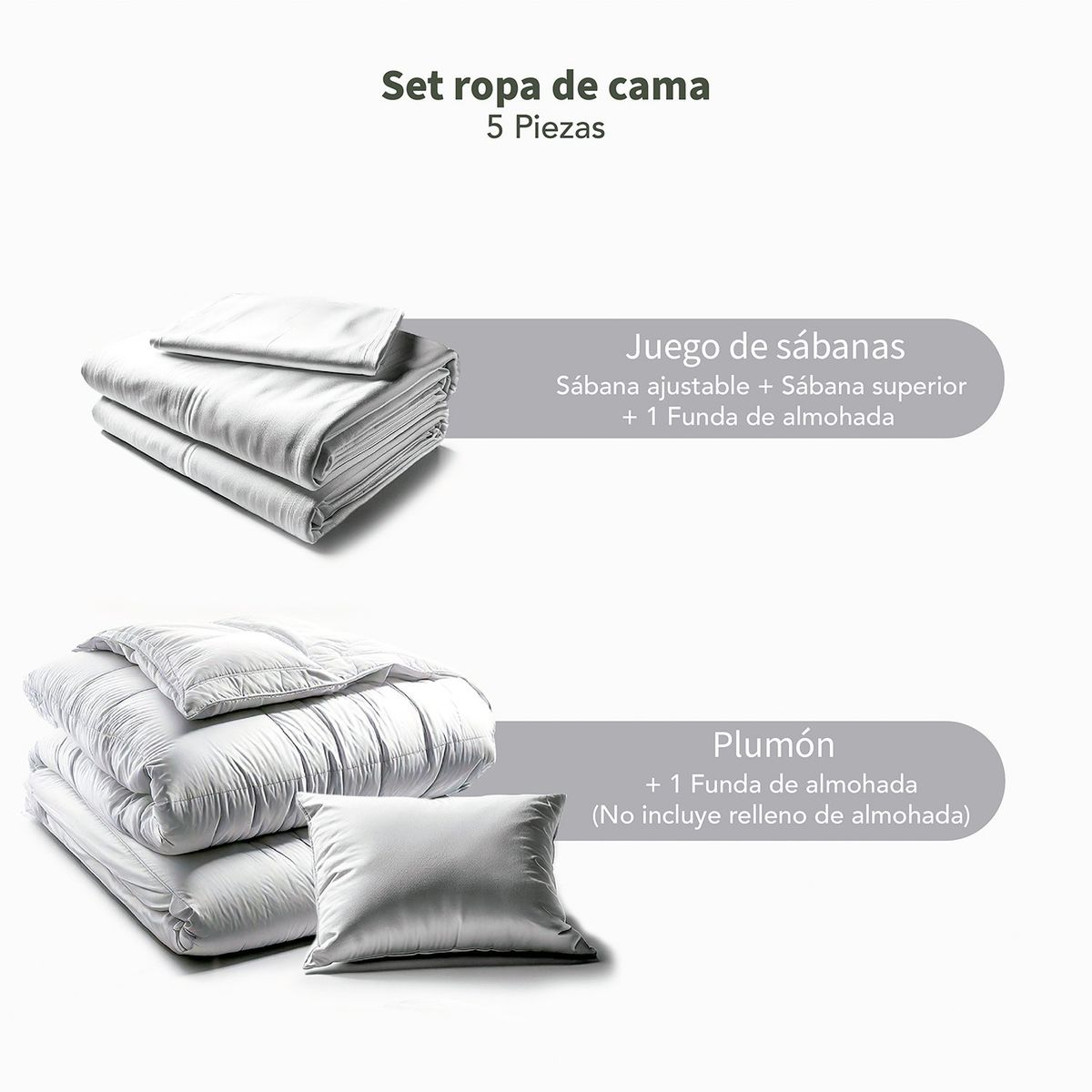 MICA KIDS - Plumón +  Juego de Sábanas Infantiles Rainbow Mica Kids