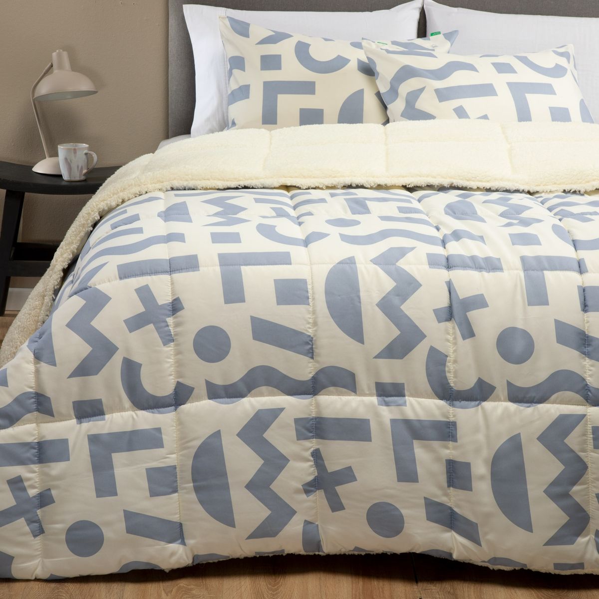 BENETTON - Plumón Bari Sherpa Dibu Algodón Benetton