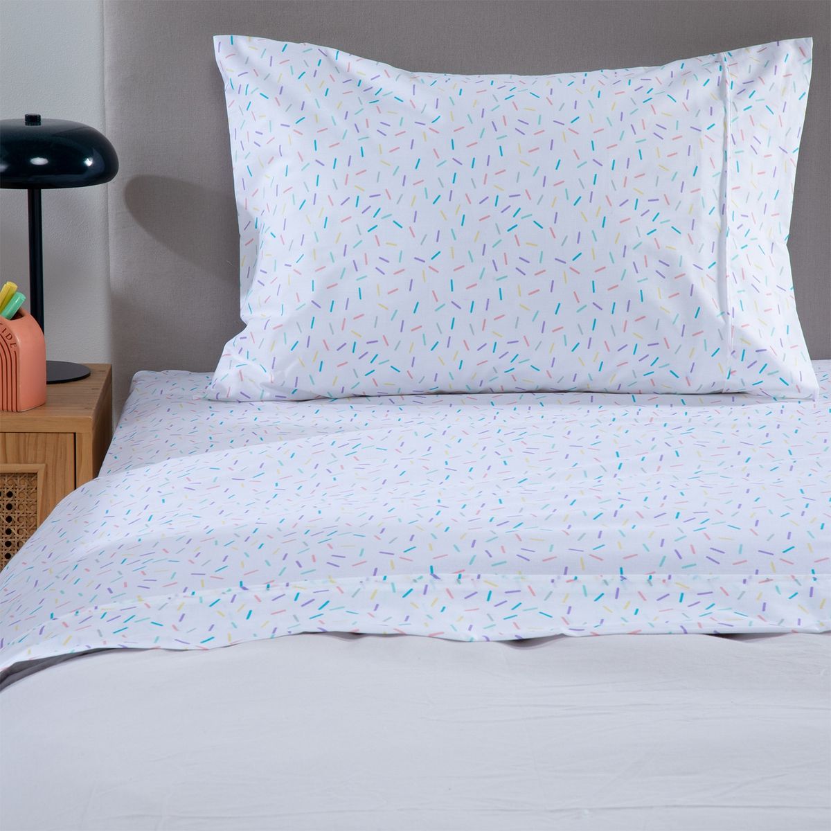 MICA KIDS - Juego de Sábanas Infantil Rockero Mica Kids