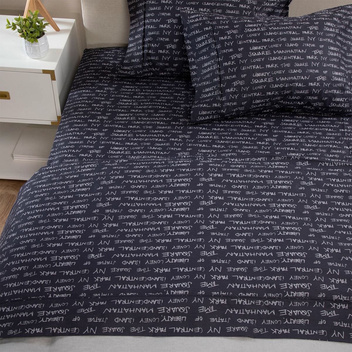 MICA - Juego de Sábanas Algodón 180 hilos Estampado Mica