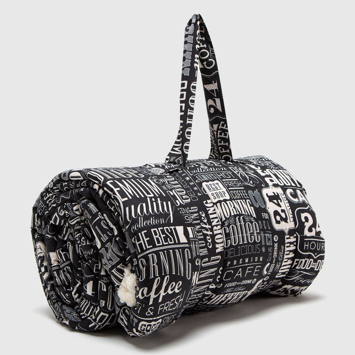 MICA - Plumón Chiporro Estampado Sherpa Coffee Mica