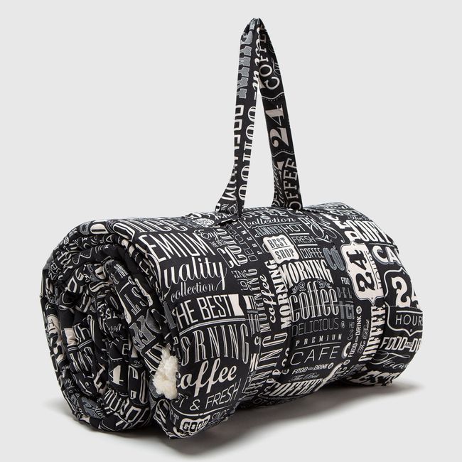 MICA - Plumón Chiporro Estampado Sherpa Coffee Mica