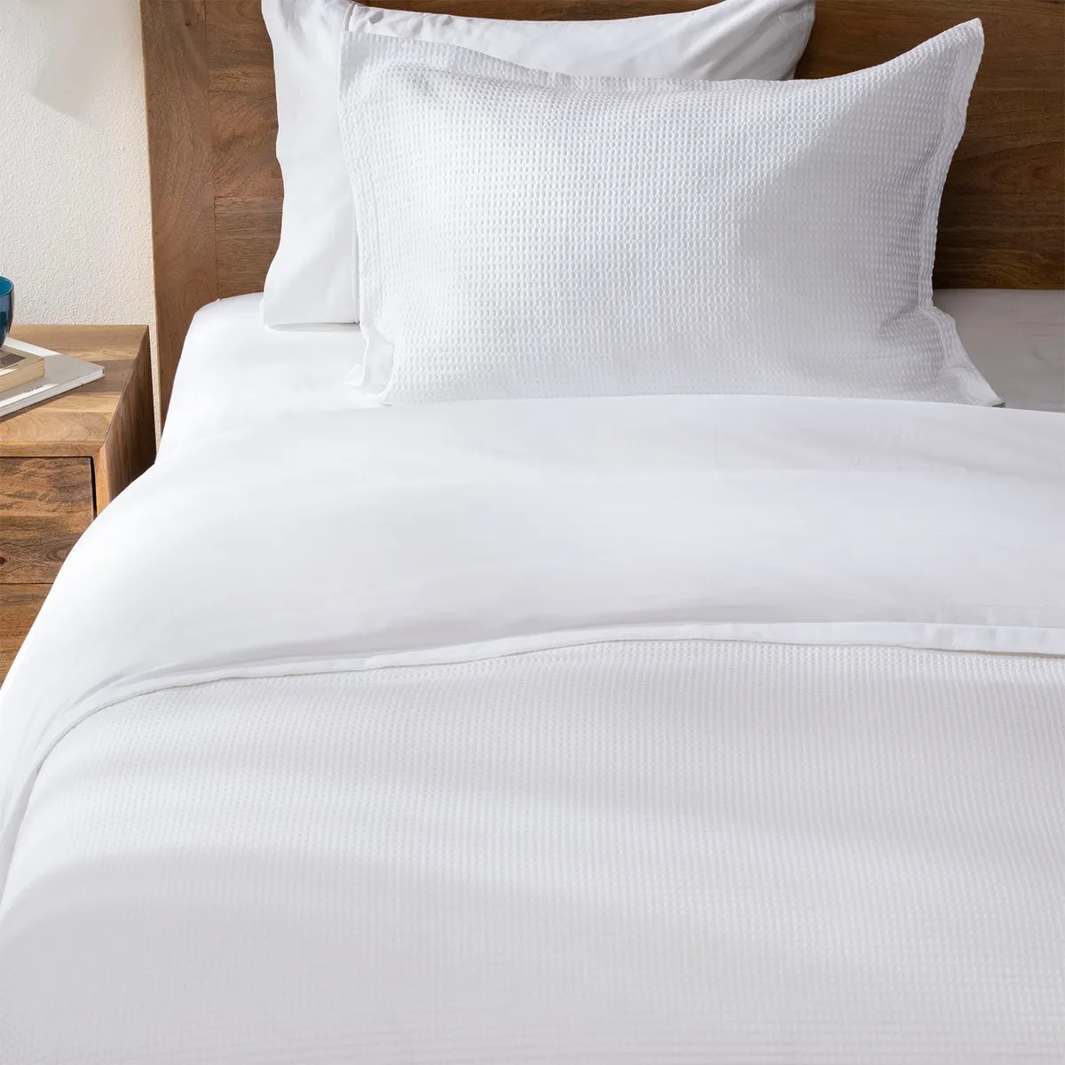 BASEMENT HOME - Funda de Plumón Waffle Blanco Basement Home