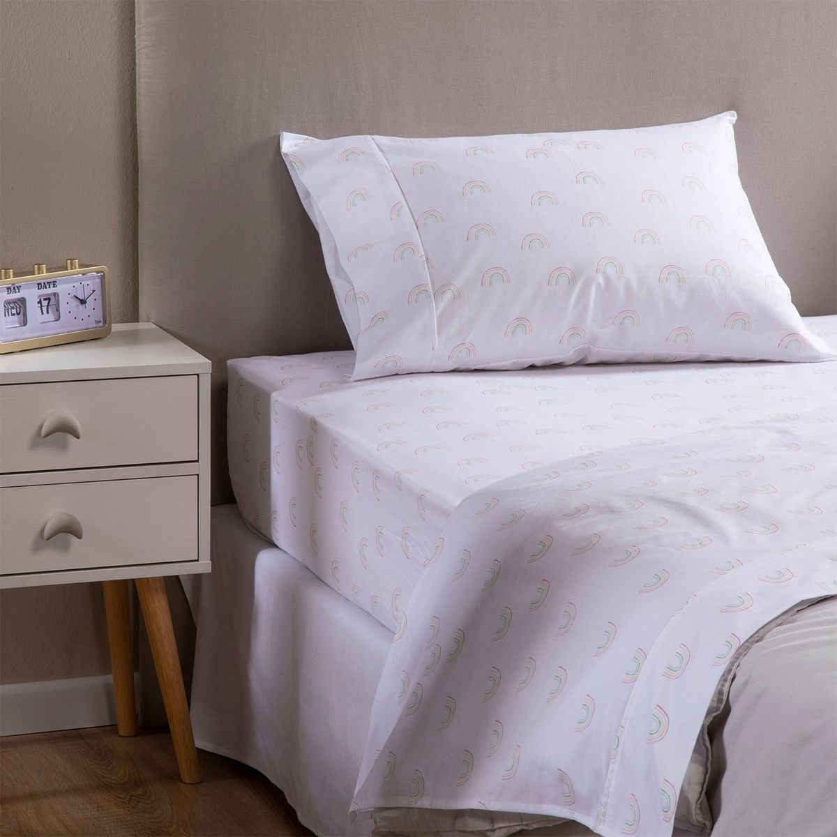 MICA KIDS - Juego de Sábanas Infantil Mica Kids Rainbow