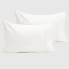 BASEMENT HOME - Set de Fundas de Almohada Algodón 200 Hilos