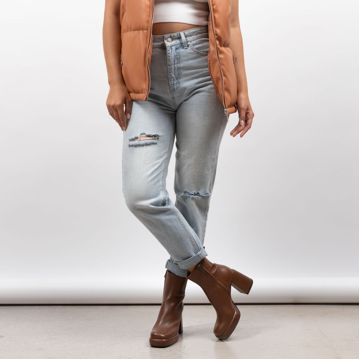 BASEMENT - Botín Mujer Café Basement