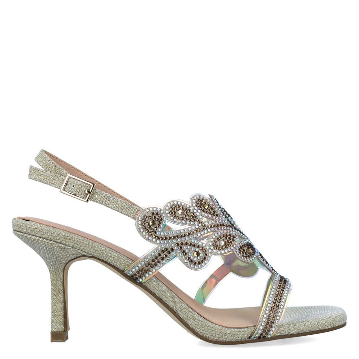 MENBUR - Sandalia Mujer Dorado Menbur