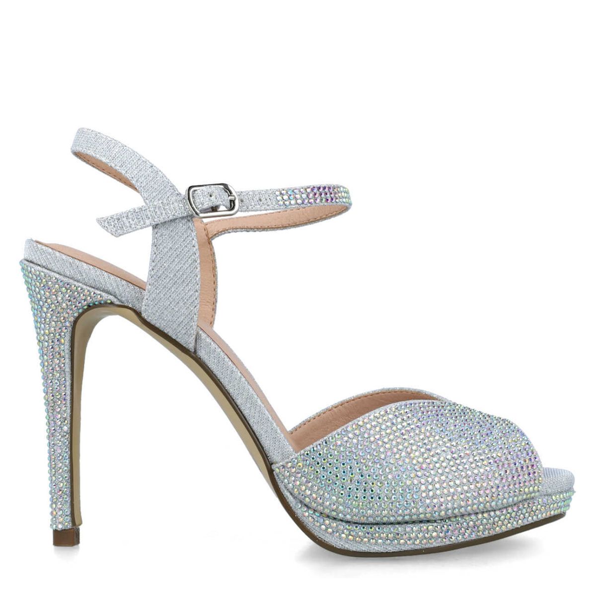 MENBUR - Sandalia Mujer Plateado Menbur