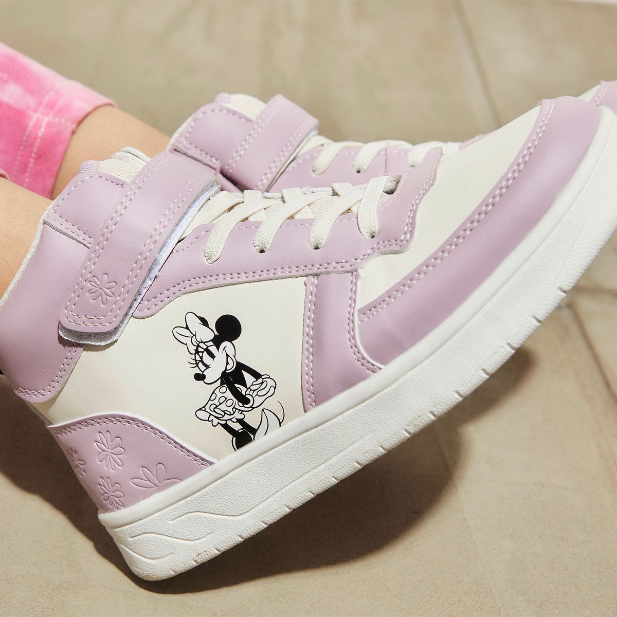 DISNEY - Zapatilla Urbana Niña Velcro Rosado Disney