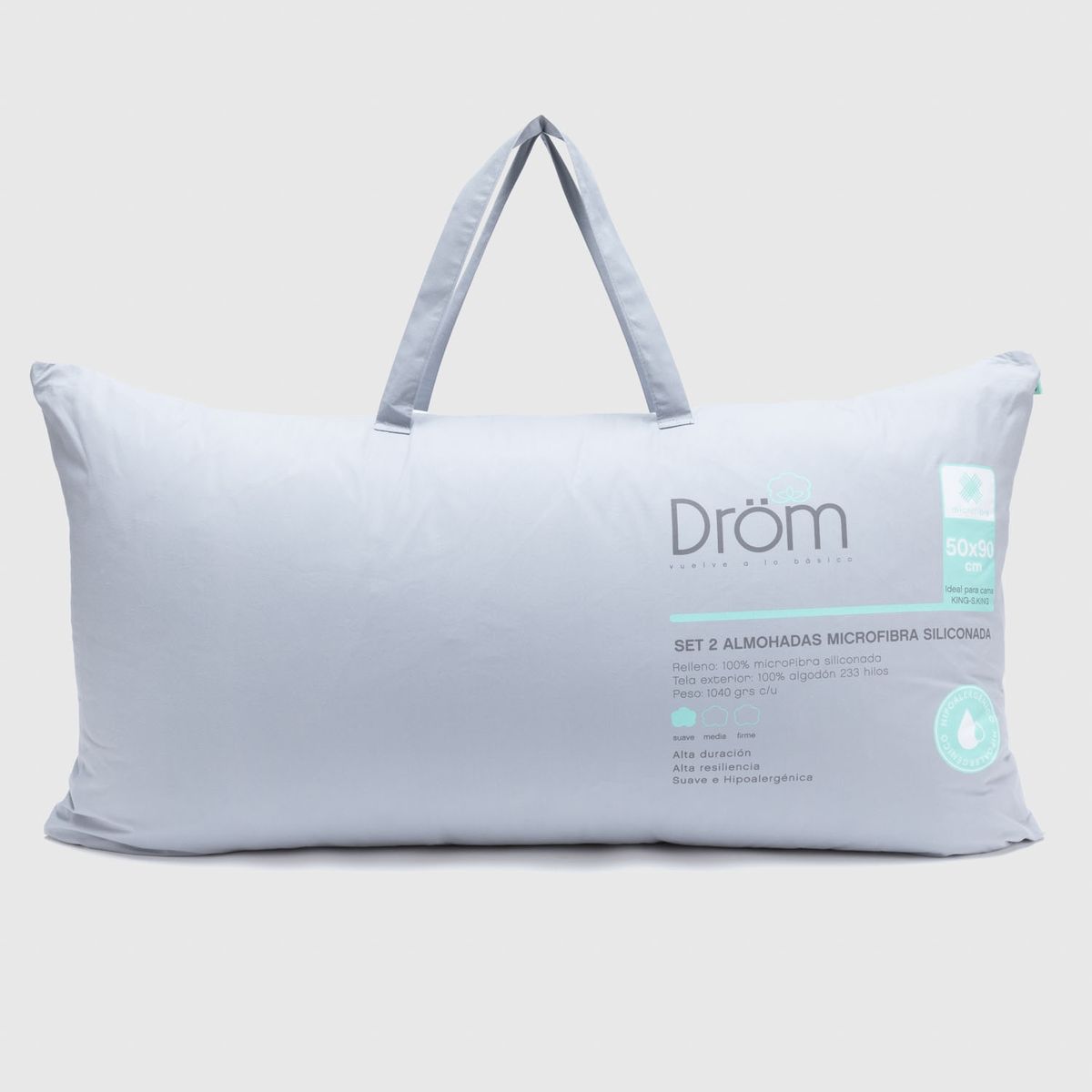 DROM - Juego de Almohadas Microfibra Drom