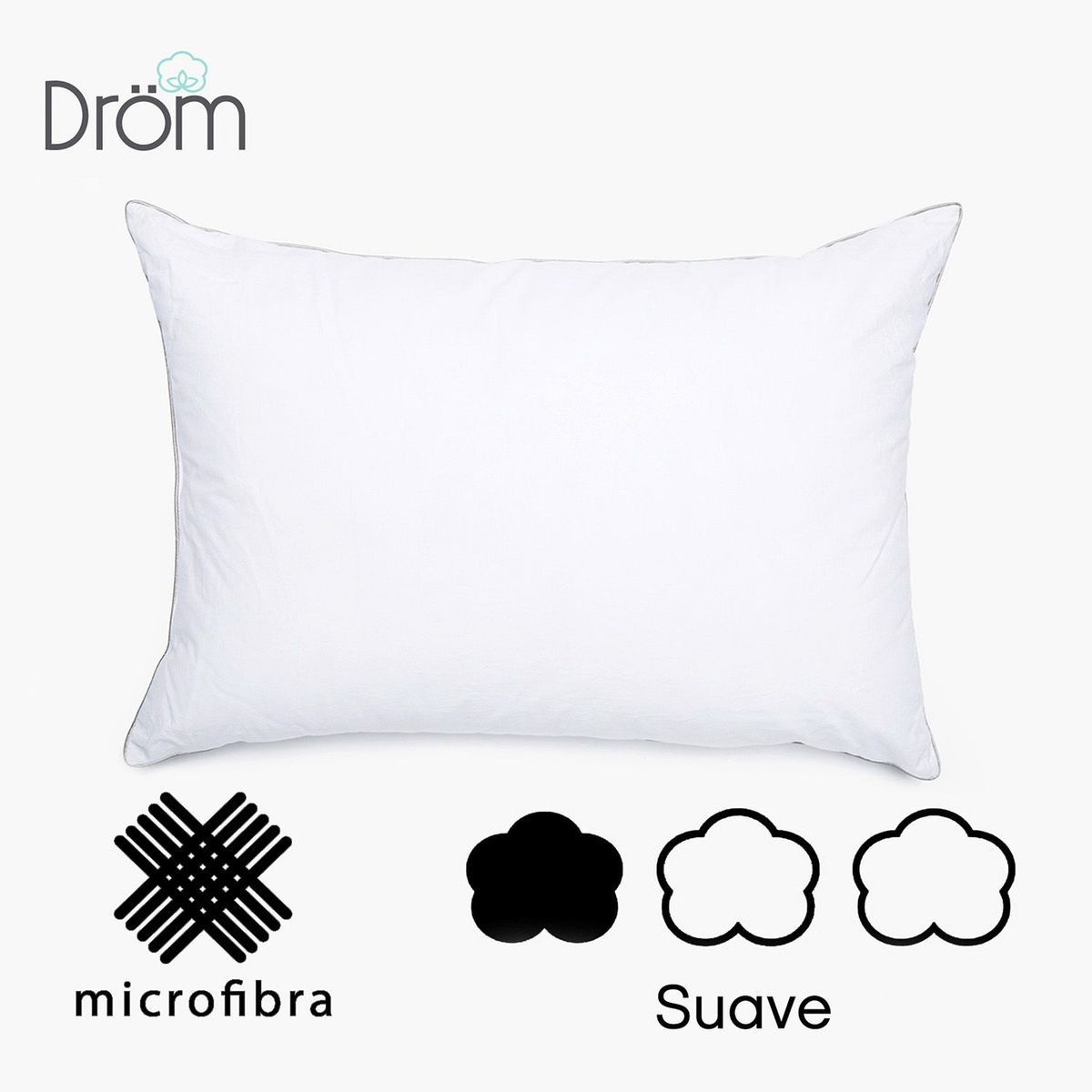 DROM - Juego de Almohadas Microfibra Drom