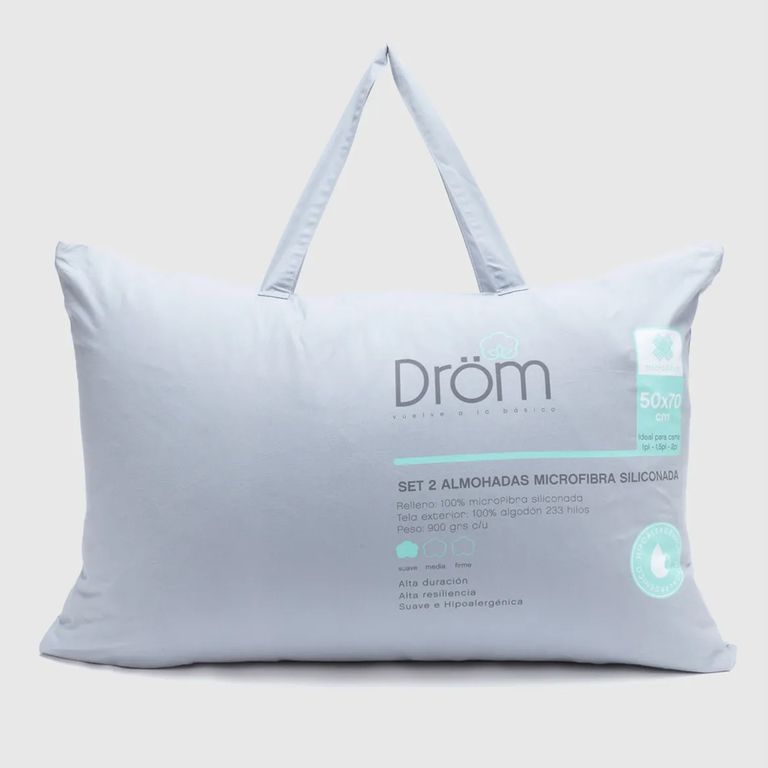 Set 2 Almohadas Microfibra 50X70 Cm