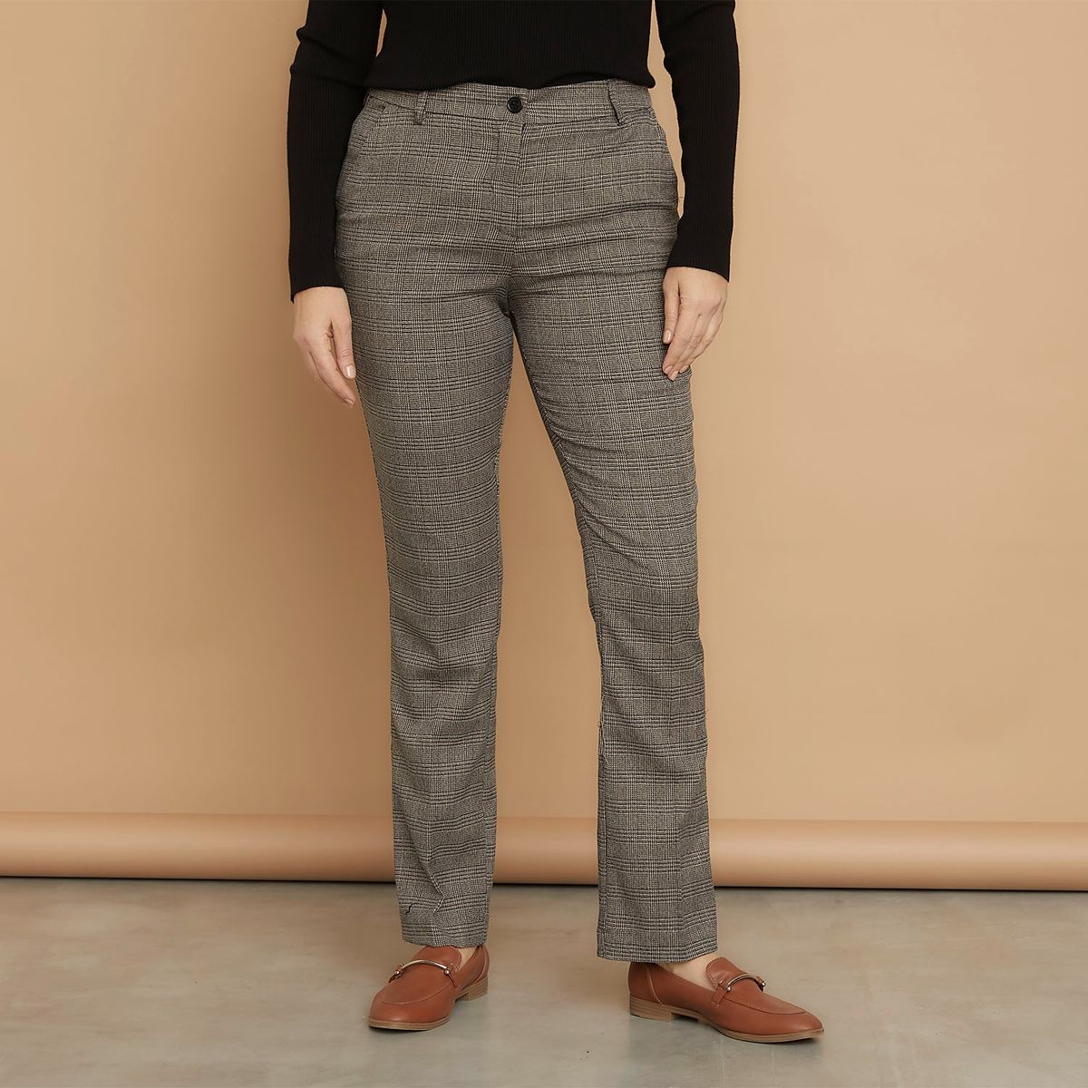 S COCCI - Pantalón Straight Tiro Alto Mujer S Cocci