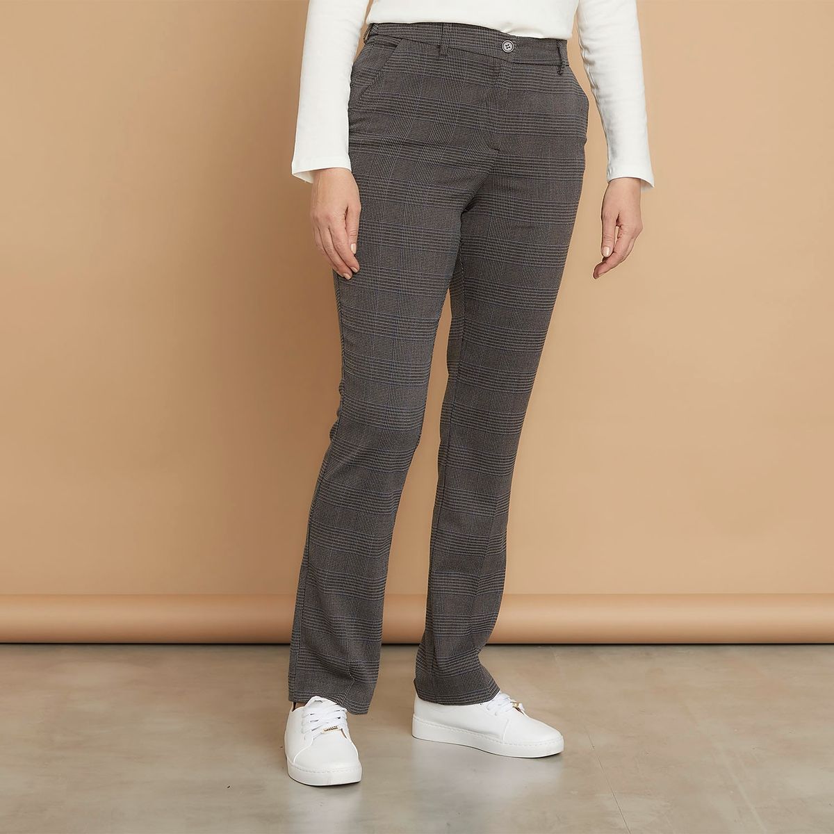 S COCCI - Pantalón Straight Tiro Alto Mujer S Cocci