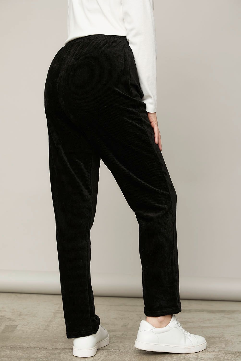 NEWPORT - Newport Pantalón Recto Tiro Alto Algodón Mujer