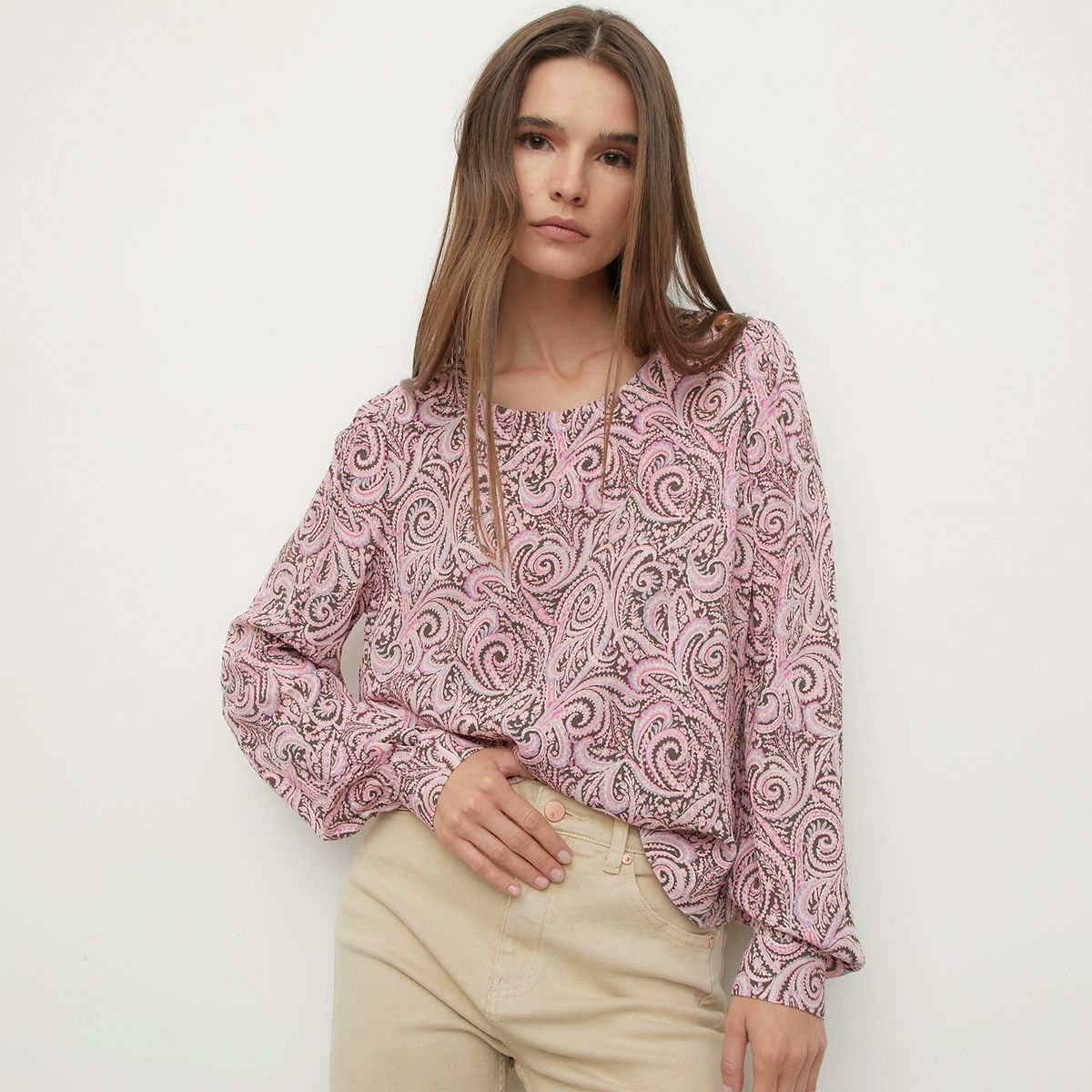 BASEMENT - Basement Blusa Manga Larga Mujer