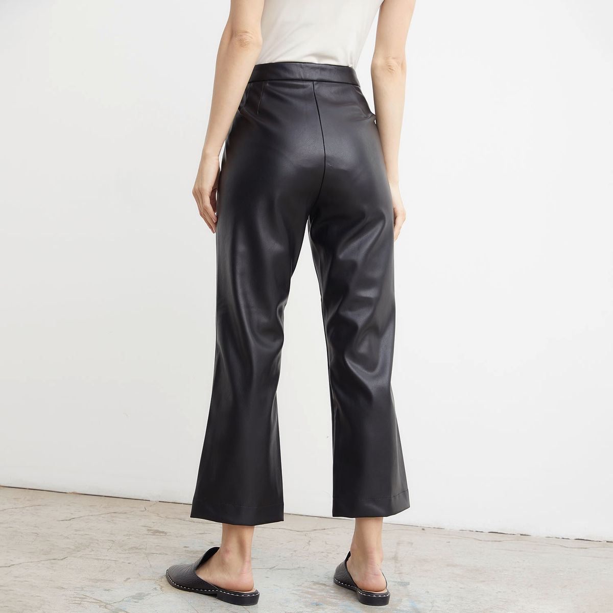 BASEMENT - Pantalón Recto Tiro Alto Mujer Basement