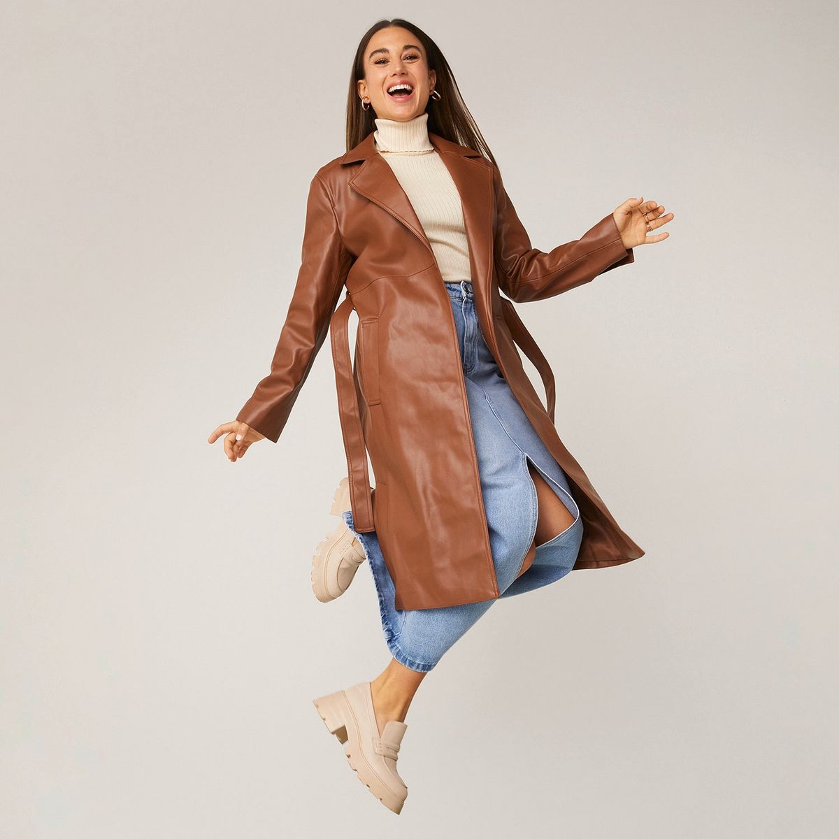 BASEMENT - Basement Blazer Mujer Zero Cuero