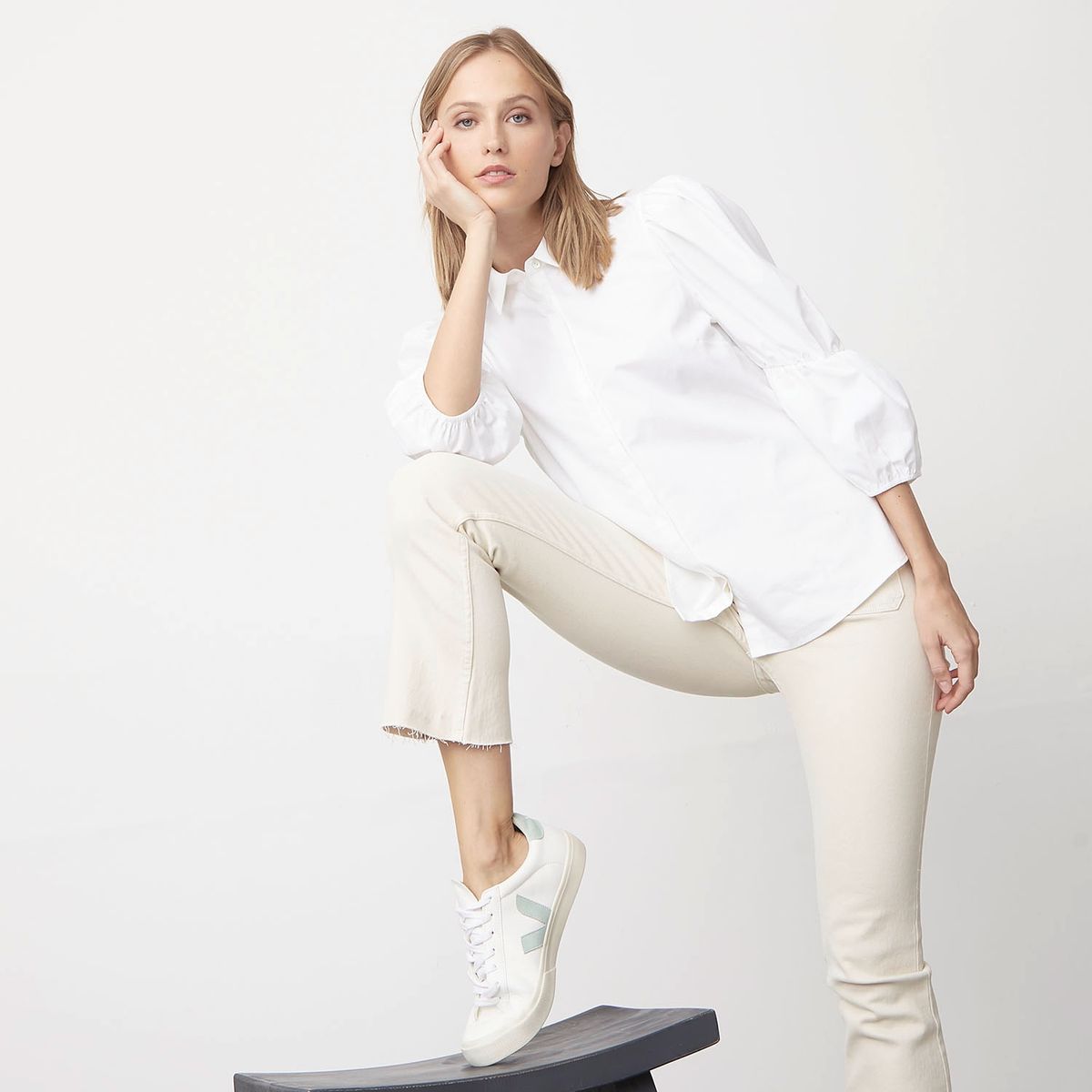 BASEMENT - Basement Blusa Manga Corta Algodón Mujer