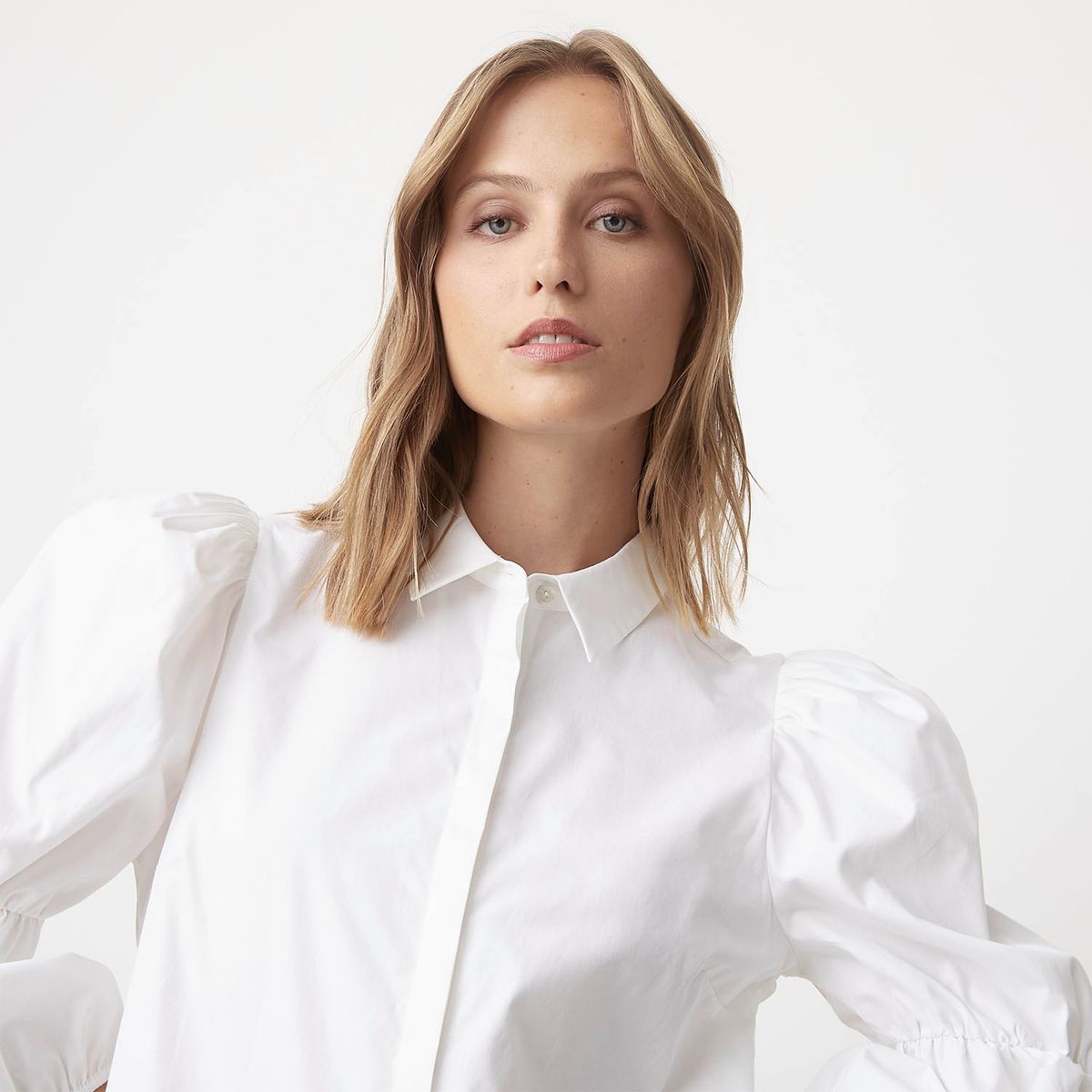 BASEMENT - Basement Blusa Manga Corta Algodón Mujer