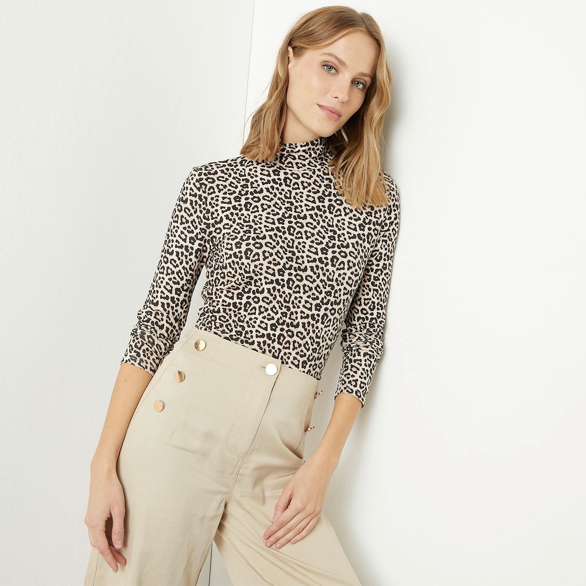 BASEMENT - Polera Manga Larga Mujer Basement