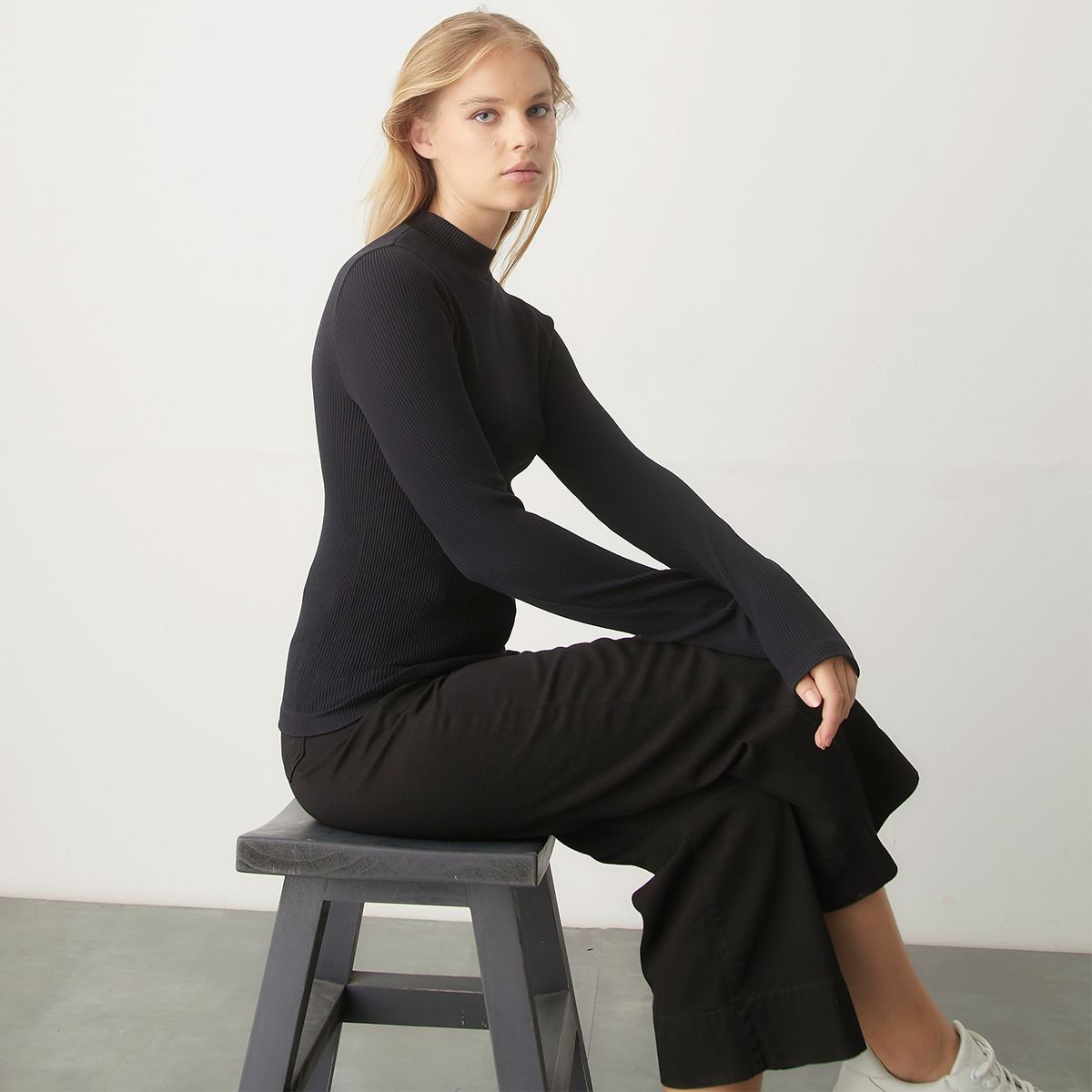 BASEMENT - Polera Manga Larga Mujer - Basement