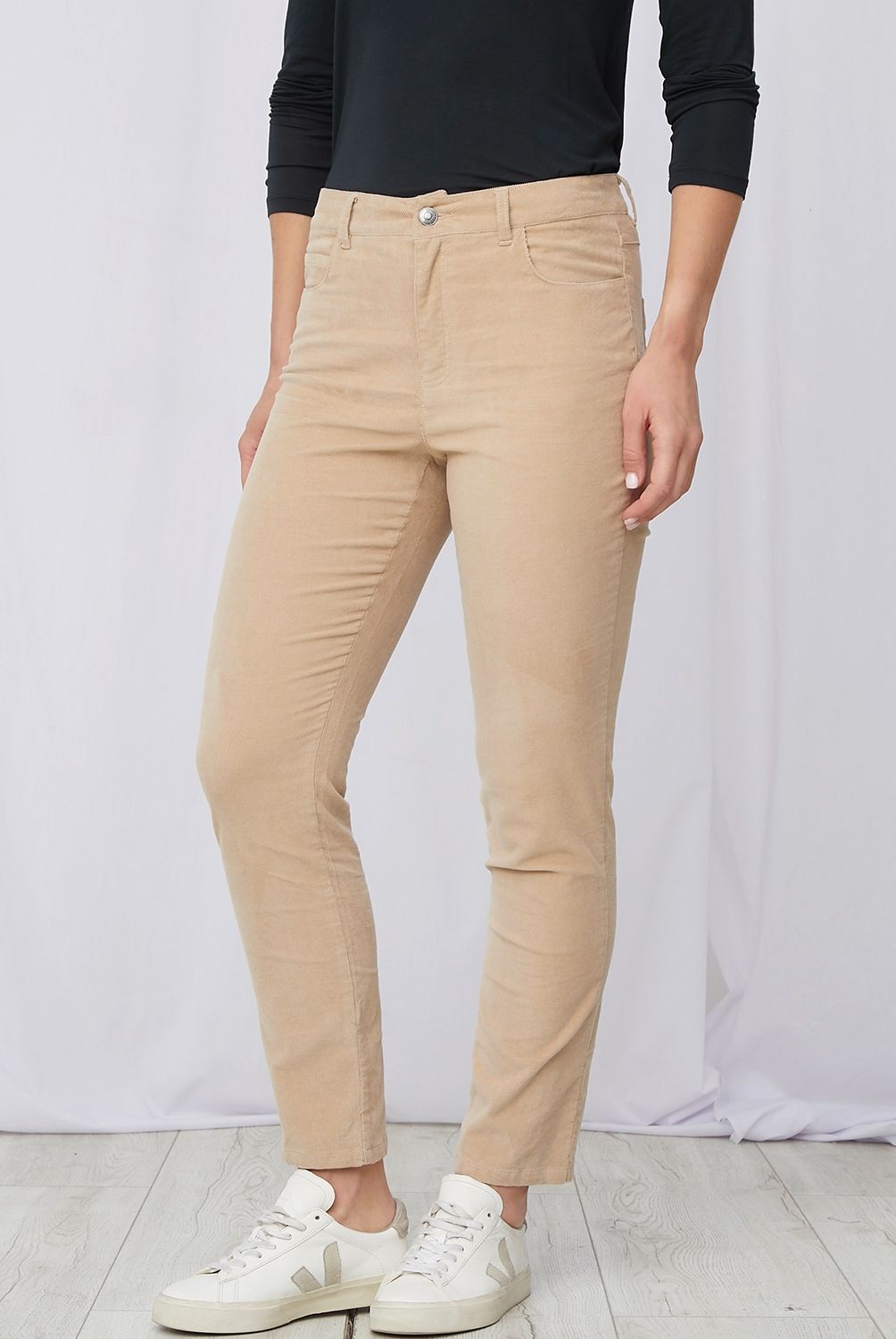 UNIVERSITY CLUB - Pantalón Recto Tiro Alto Mujer University Club