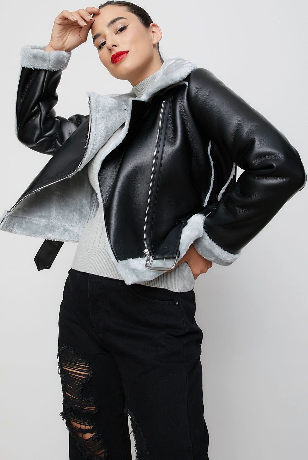 MOSSIMO - Chaqueta Aviadora Mujer Mossimo