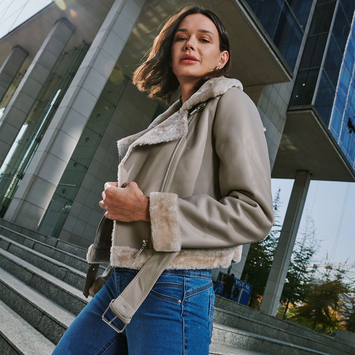 MOSSIMO - Chaqueta Aviadora Mujer Mossimo