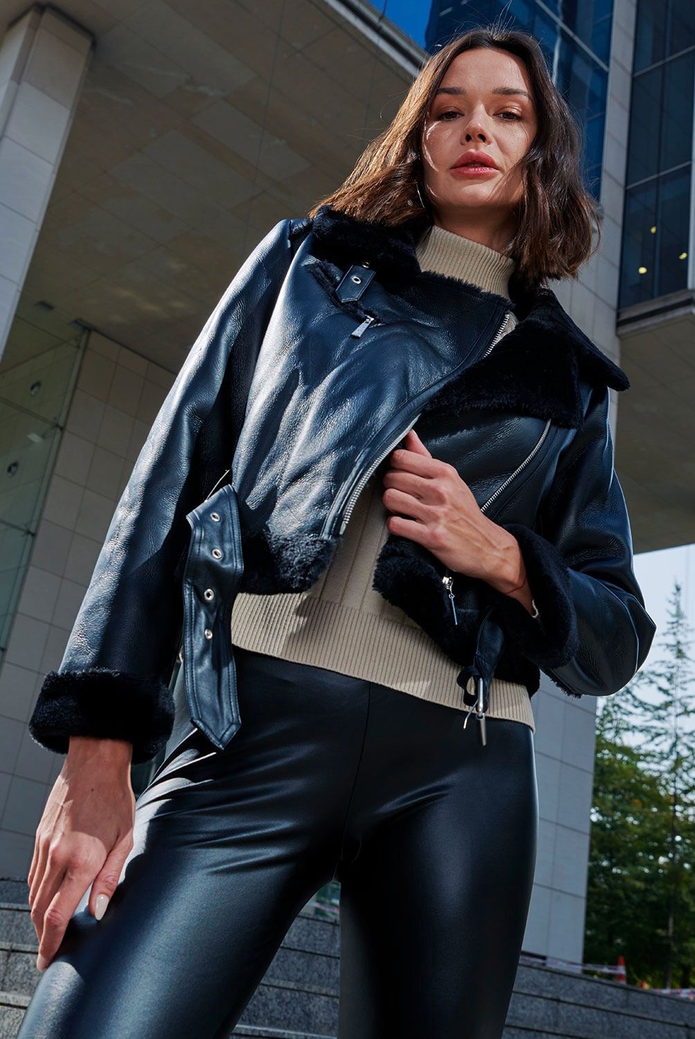 MOSSIMO - Chaqueta Aviadora Mujer Mossimo