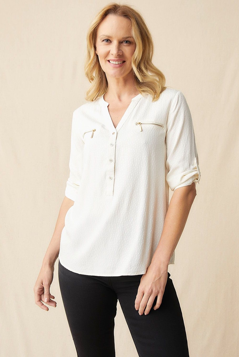 S COCCI - Blusa S.Cocci Manga 3/4 Mujer Viscosa