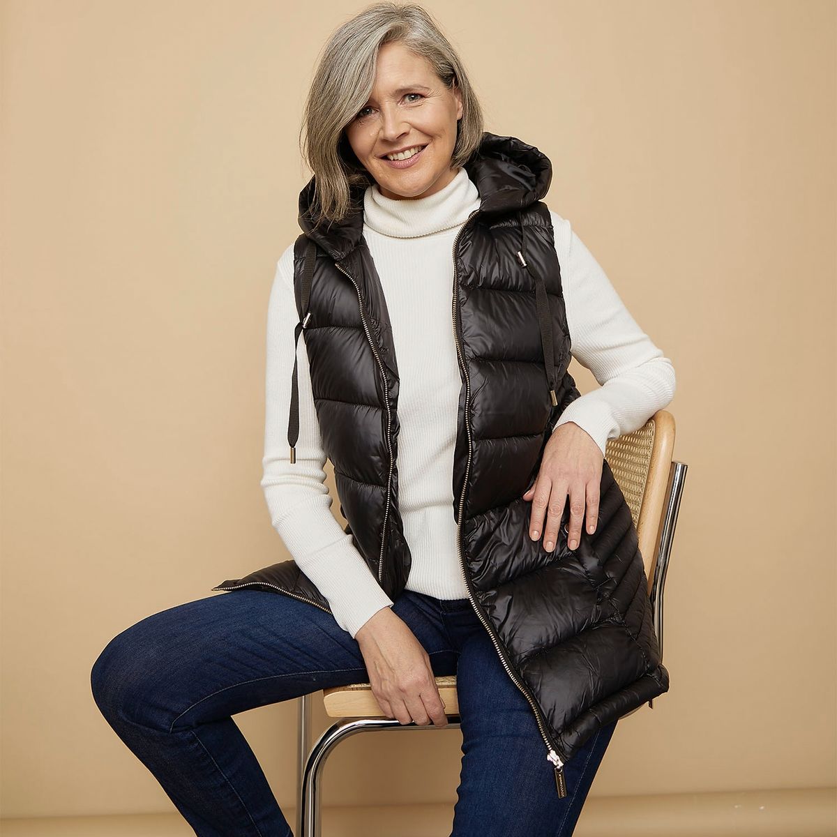 S COCCI - Stefano Cocci Parka Sin Mangas Mujer