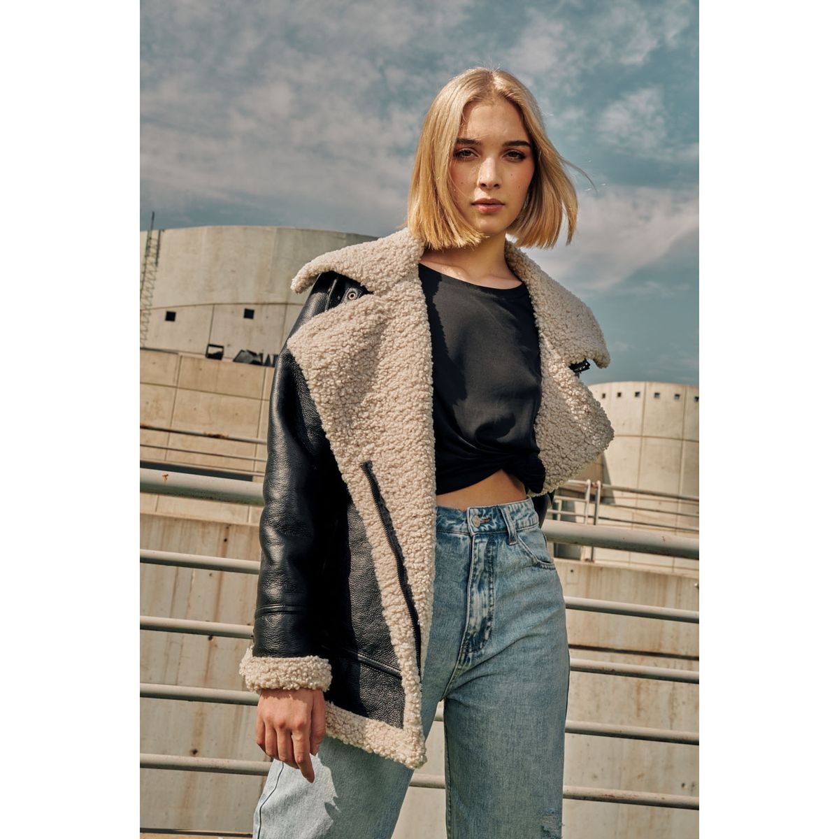 AMERICANINO - Americanino Chaqueta Aviadora Mujer