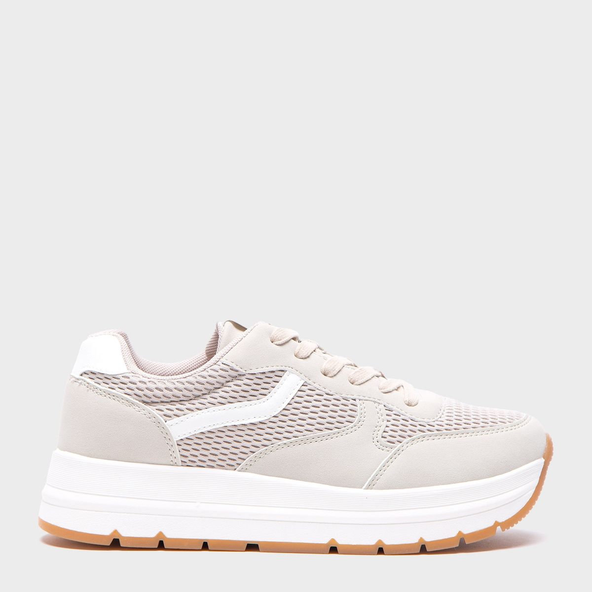 BASEMENT - Zapatilla Urbana Mujer Beige Basement